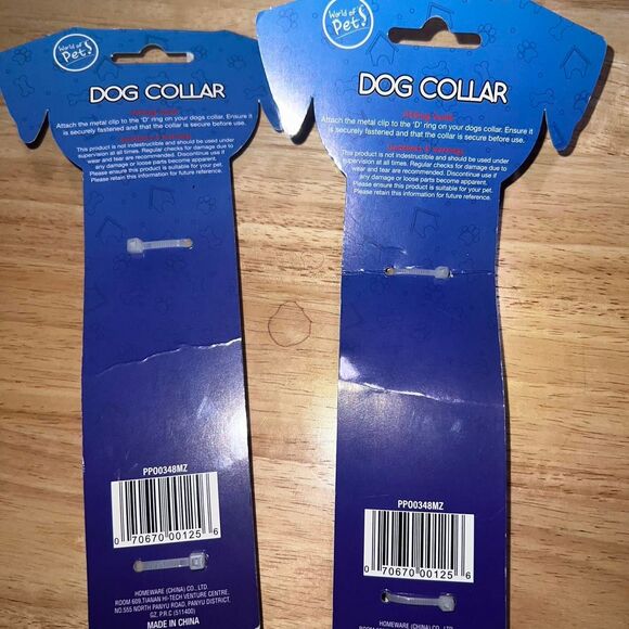 Bundle of 2 Yellow Dog Collars - Picture 3 of 3